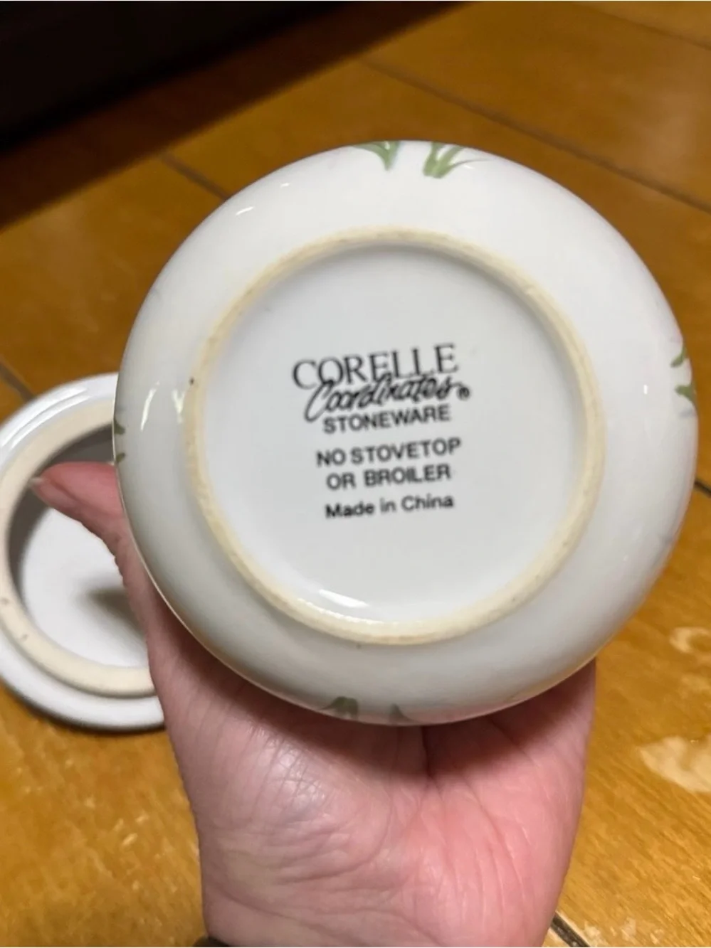Corelle stoneware sugar
